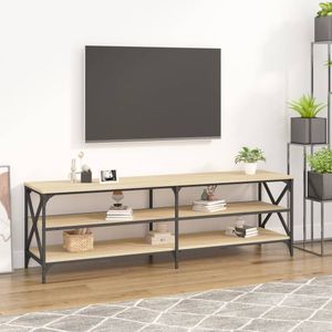 vidaXL-Tv-meubel-160x40x50-cm-bewerkt-hout-sonoma-eikenkleurig