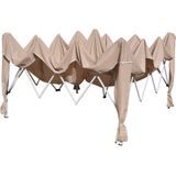 HI Inklapbare Partytent 3x3 m Beige