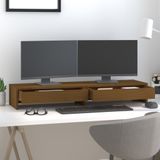 vidaXL-Monitorstandaard-100x27x15-cm-massief-grenenhout-honingbruin