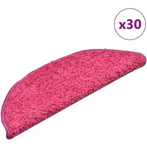 vidaXL Trapmatten 30 st 56x17x3 cm roze