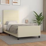 vidaXL-Bedframe-met-hoofdbord-kunstleer-crèmekleurig-90x200-cm