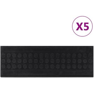 vidaXL-Trapmatten-5-st-25x75-cm-rubber