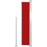 VidaXL Uittrekbaar Wind-/Zonnescherm 160x300 cm Rood