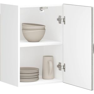vidaXL - Keukenwandkast - Kalmar - bewerkt - hout - grijs - sonoma - eiken