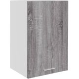 vidaXL Wandkast 39,5x31x60 cm bewerkt hout grijs sonoma eikenkleurig