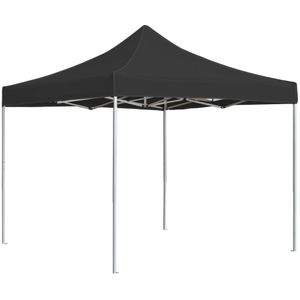 vidaXL Partytent professioneel inklapbaar 2x2 m aluminium antraciet