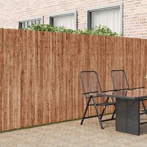 vidaXL Tuinscherm 600x125 cm schors