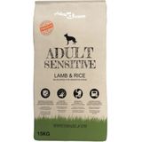 vidaXL Premium hondenvoer droog Adult Sensitive Lamb & Rice 15kg