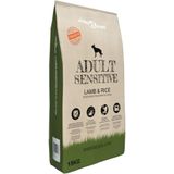 vidaXL Premium hondenvoer droog Adult Sensitive Lamb & Rice 15kg