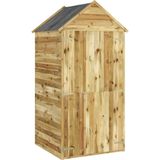 VidaXL Tuinschuur met Deur 107x107x220 cm - Geïmpregneerd Grenenhout