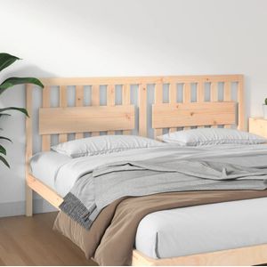 vidaXL Hoofdbord 185,5x4x100 cm massief grenenhout