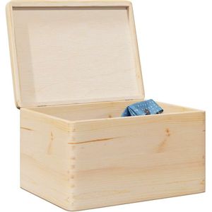 vidaXL - Houten Kist - 40x30x23 cm - Massief Grenenhout