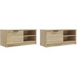 vidaXL-Tv-meubelen-2-st-80x35x36,5-cm-bewerkt-hout-sonoma-eikenkleurig