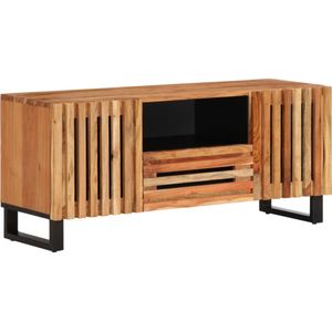 vidaXL Tv-meubel 100x34x46 cm massief acaciahout