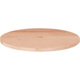 VidaXL Tafelblad Rond Ø40x1,5 cm Massief Eikenhout