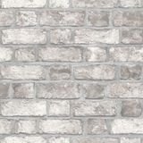 Noordwand Behang Homestyle Brick Wall grijs en gebroken wit