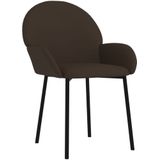 VidaXL Eetkamerstoelen 2 st. Kunstleer Bruin