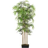 vidaXL-Kunstplant-bamboe-1095-bladeren-150-cm-groen