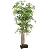 vidaXL-Kunstplant-bamboe-1095-bladeren-150-cm-groen