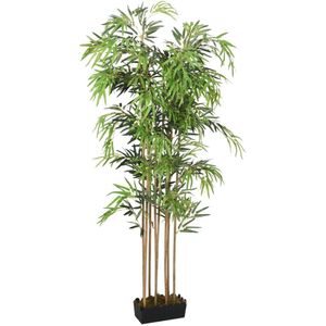 vidaXL-Kunstplant-bamboe-1095-bladeren-150-cm-groen