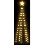vidaXL Kegelkerstboom 70 warmwitte LED's 50x120 cm