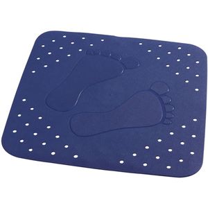 RIDDER Douchemat anti-slip Plattfuß 54x54 cm blauw 67263