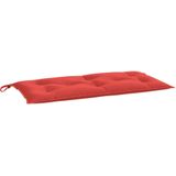 vidaXL Tuinbankkussens 2 st 100x50x7 cm oxford stof rood