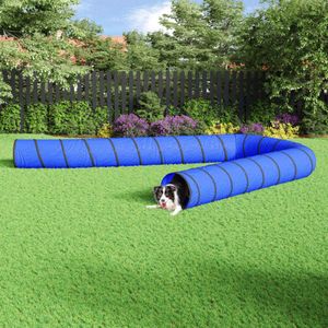 vidaXL Hondentunnel Ø 55x1000 cm polyester blauw