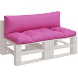 vidaXL Palletkussens 2 st oxford stof roze