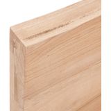 vidaXL Tafelblad 60x50x(2-6) cm behandeld massief eikenhout lichtbruin