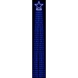 vidaXL Kerstboomverlichting 320 blauwe LED's 375 cm