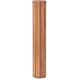 vidaXL Vloerkleed vierkant 100x100 cm bamboe naturel
