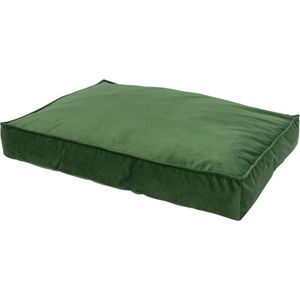 Madison Hondenkussen Velvet 80x55x15 cm groen