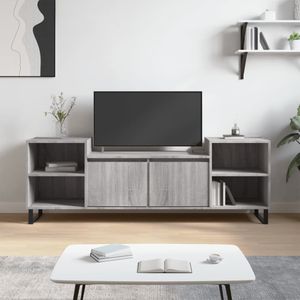 vidaXL-Tv-meubel-160x35x55-cm-bewerkt-hout-grijs-sonoma-eikenkleurig