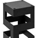 vidaXL-Parapluhouder-tetris-staal-zwart