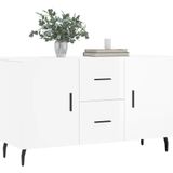 vidaXL-Dressoir-100x36x60-cm-bewerkt-hout-hoogglans-wit