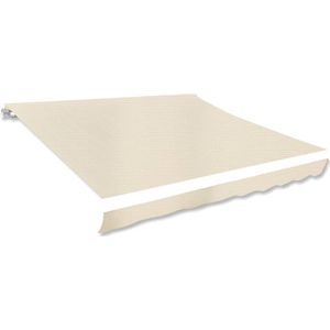 VidaXL Luifeldoek 3x2,5 m Canvas Crème 