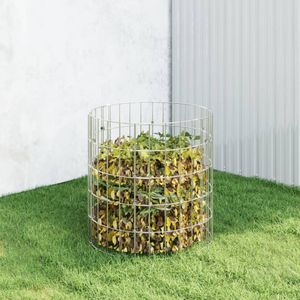 vidaXL-Compostbak-Ø50x50-cm-gegalvaniseerd-staal