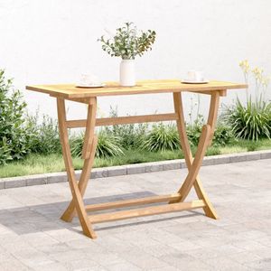 vidaXL Tuintafel inklapbaar 110x55x75 cm massief acaciahout