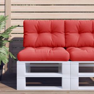 vidaXL-Palletkussen-50x40x12-cm-stof-rood