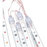 vidaXL Meteoorlichten 8 st 192 LED's binnen/buiten 30 cm meerkleurig