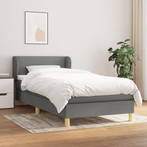 VidaXL-Boxspring-met-matra - tof-donkergrijs-90x200-cm