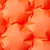 vidaXL Kampeermatras met kussens zelfopblazend 2-persoons oranje