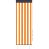 VidaXL-Rolgordijn-voor-buiten-60x250-cm-wit-en-oranje