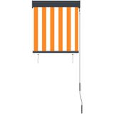 VidaXL-Rolgordijn-voor-buiten-60x250-cm-wit-en-oranje