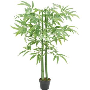 vidaXL-Kunstplant-bamboe-384-bladeren-120-cm-groen