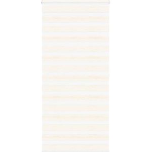 vidaXL Zebra rolgordijn 100x200 cm stofbreedte 95,9 cm marmerbeige