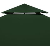 VidaXL Vervangend Tentdoek Prieel 310 g/m² 3x4 m Groen