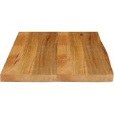 vidaXL Tafelblad met natuurlijke rand 70x60x3,8 cm massief mangohout