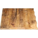 vidaXL Tafelblad met natuurlijke rand 120x60x2,5 cm massief mangohout